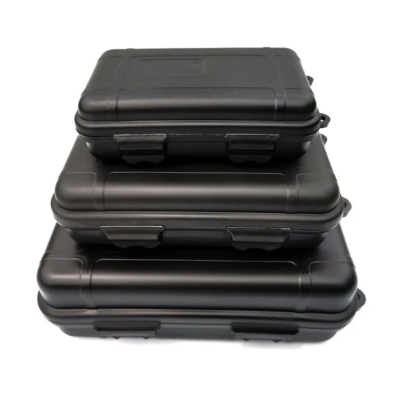 Waterproof Shockproof Tool Box Phone Electronic Gadget Airtight Survival Outdoor Case Container Storage Carry Boxes Foam Lining