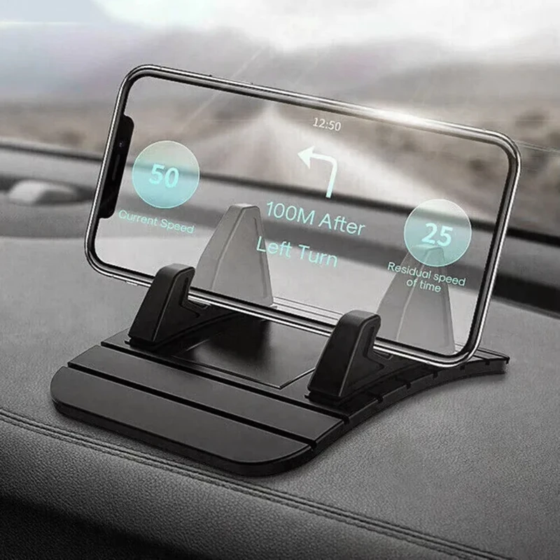 New Car Dashboard Silicone Mount Phone Holder Non Slip Mat GPS Navigation Bracket For iPhone Samsung Android Smart Phones Keys