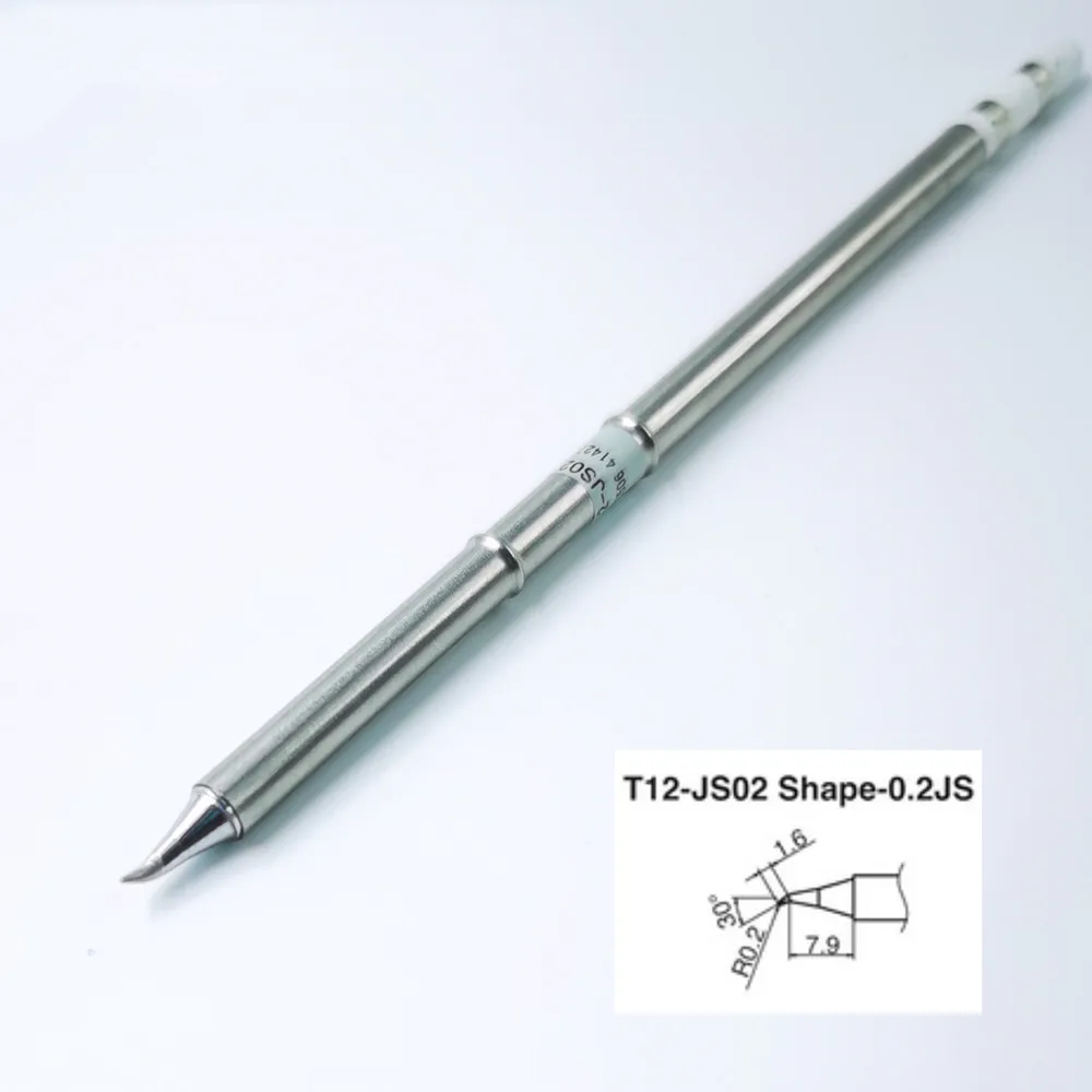 T12-JS02 Electric Soldering Tip for T12 Hakko Fx951 Handle Temperature Controlle Soldering Station Kits