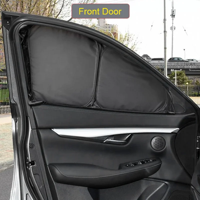Car Blackout Privacy Window Shades For Infiniti QX50 J55 2018-Present Anti-UV Heat Insulation Protect Cover Interior Accessory
