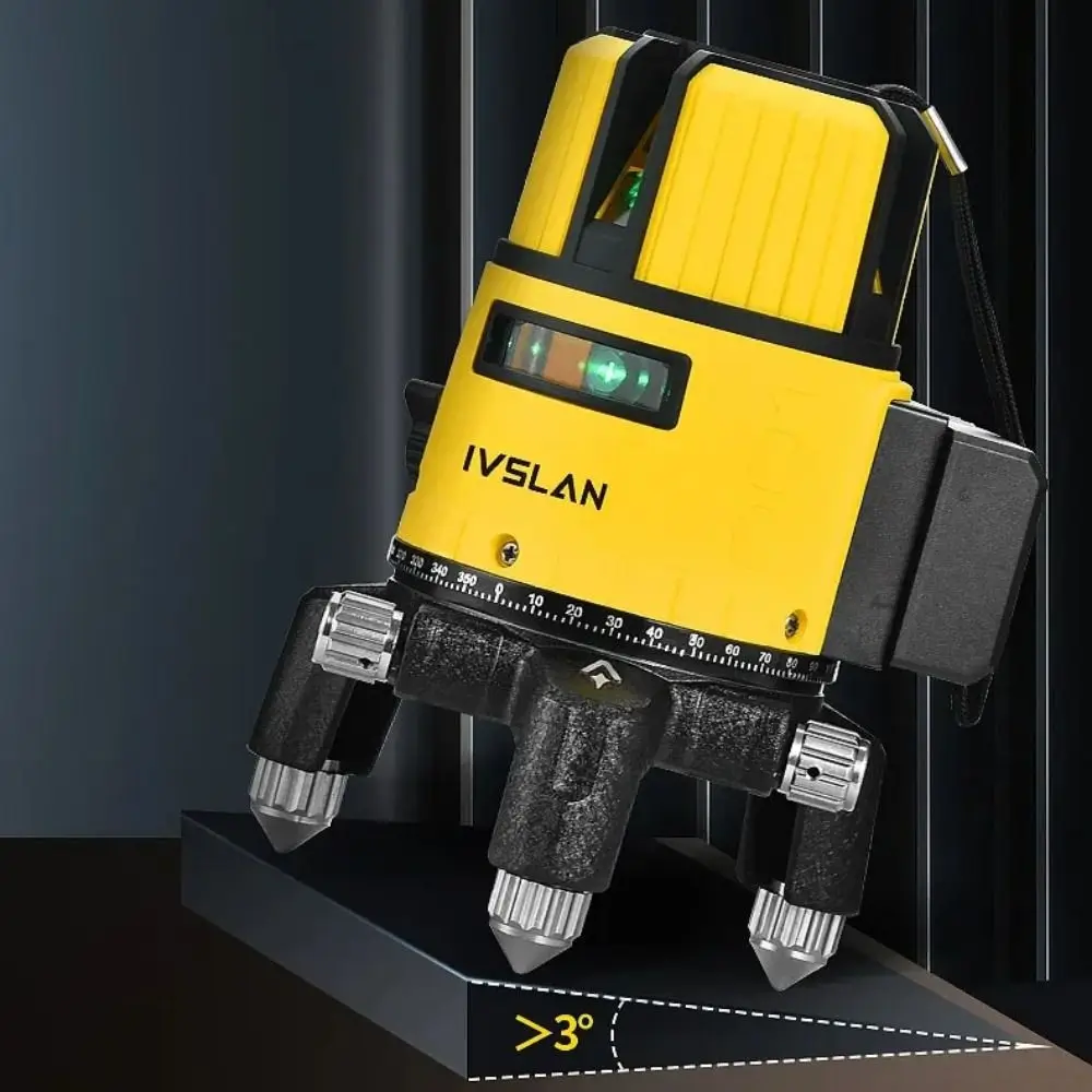 

2/3/5 Lines Green Light Level Vertical Cross Lines High-precision Laser Level Self Leveling Straight Line Rotary Laser Level