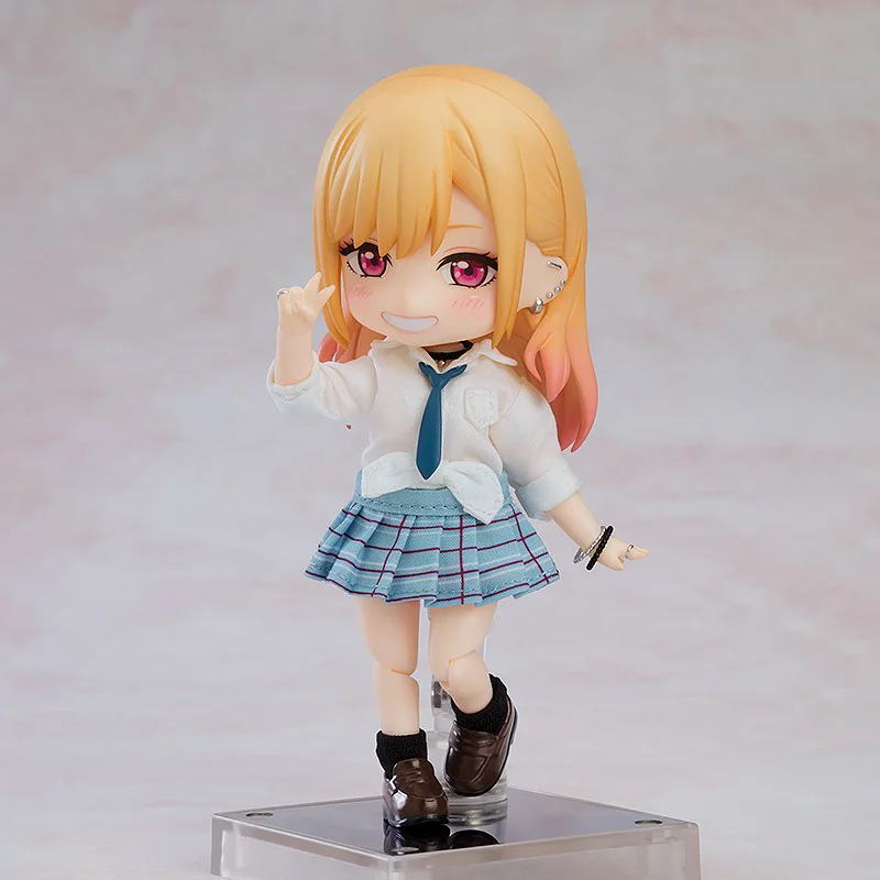 【أصلي 100%】شركة GOOD SMILE متوفرة في المخزون دمية Sono Bisque Wat Koi O Suru Kitagawa Marin Nendoroid Doll H=14CM شخصية أنيمي