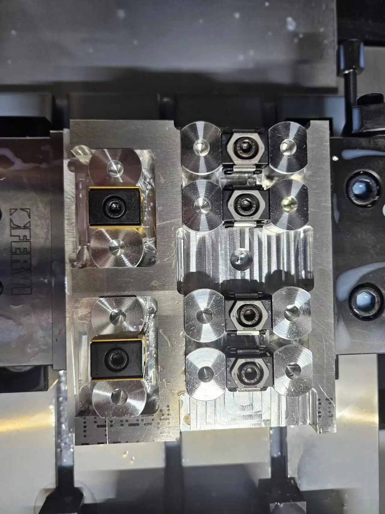 Imagem -04 - Cnc Alta Precisão Máquina Vise m6 ok Workholding Braçadeiras Fresagem Ferramentas Aixs