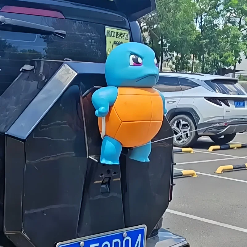 Popular Toys Anime Pokemon Squirtle Will Spray Water Jenny Turtle Car Accessories Spray Water Big Size Proud And Cute Model Toys