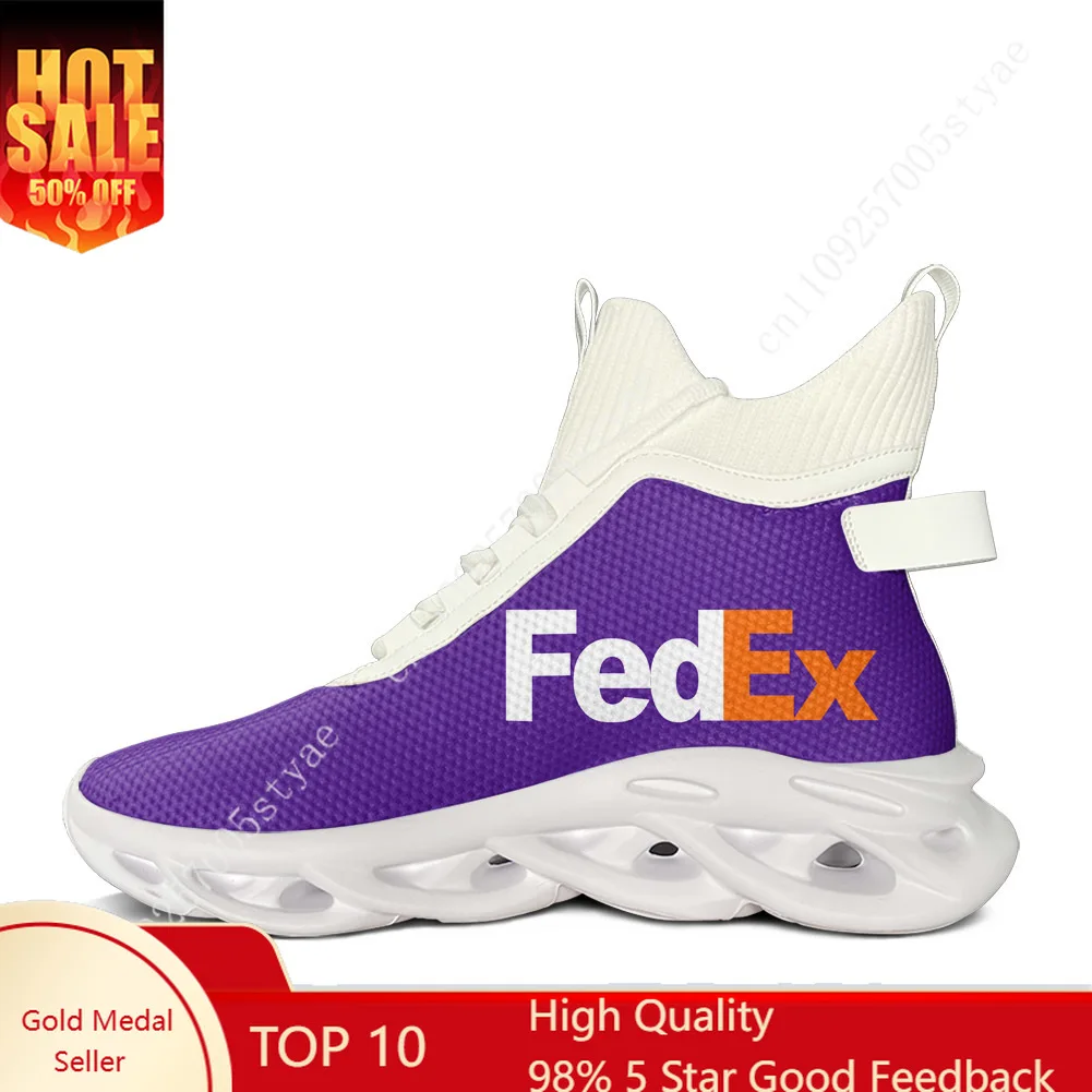 

FedEx Express High Top Flats Sneakers Mens Womens Sports Hiking Travel Shoes Lightweight Running Shoes Custom Shoes