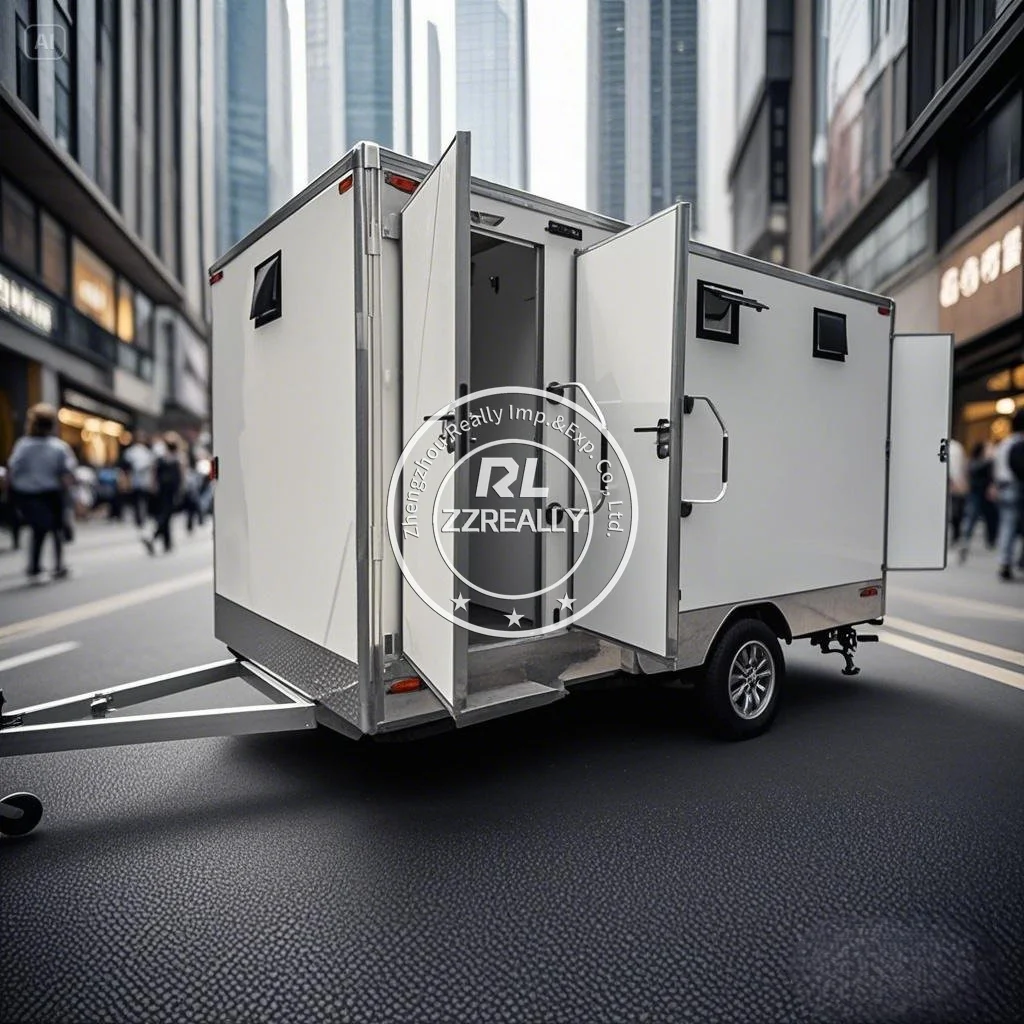 

2025 NEW Toilets Trailer Prefab Bathroom WC Outdoor Shower Toilet Luxury Portable Toilet Trailer