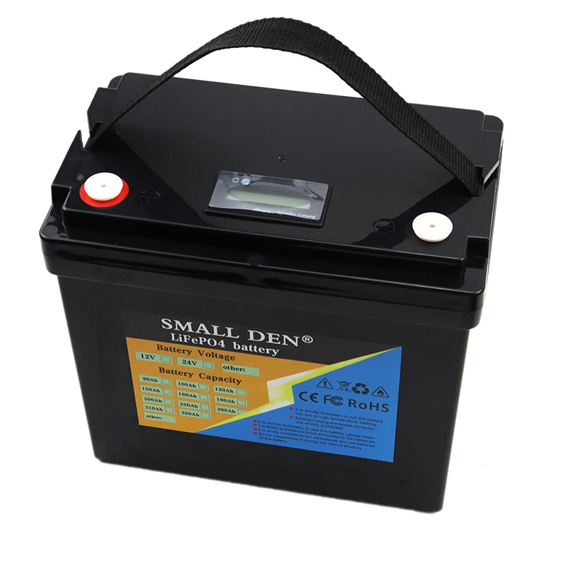 New 24V 100Ah 150Ah 35Ah Lifepo4 Battery Pack For 8S 25.6V 120Ah 200Ah RV Camping Golf Cart Off-Road Solar Wind+29.2V10A Charger