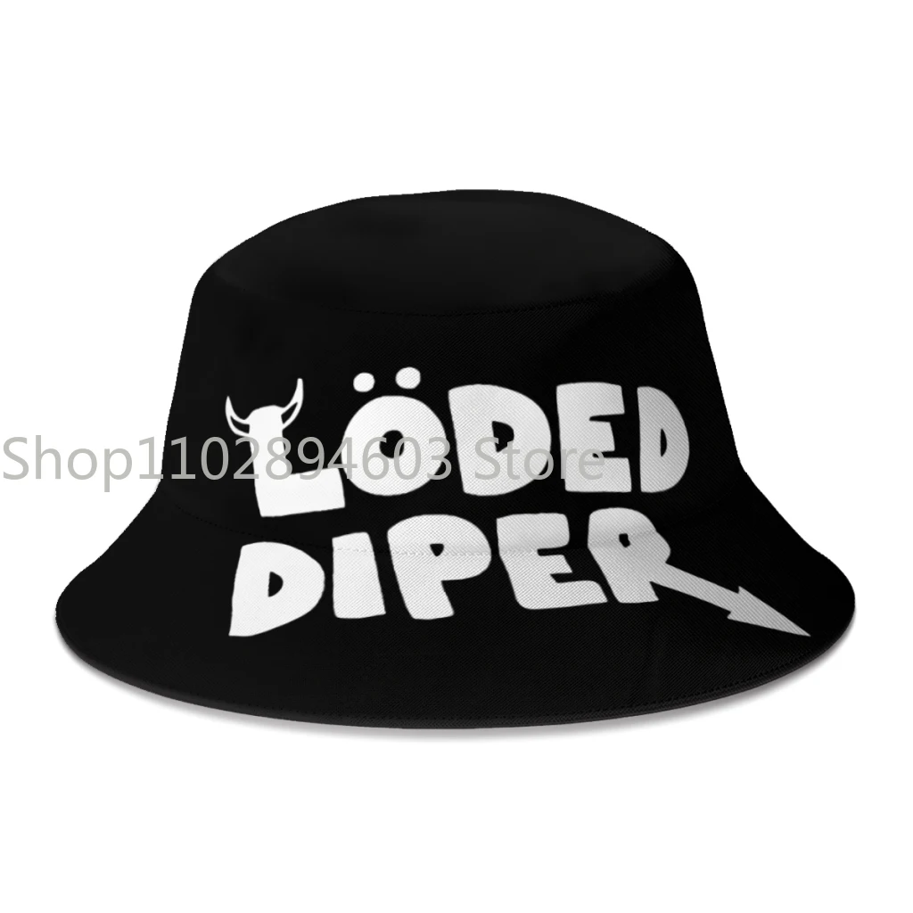 

2024 New Summer Loded Diper Diary of a Wimp Kid Bucket Hat for Unisex Beach Foldable Bob Fishing Hats Sun Cap