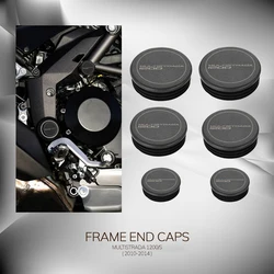 For Ducati Multistrada 1200 S 2010 - 2014 2013 2012 Motorcycle Accessories Frame Hole Cover Caps Plug Decorative Frame Cap Set