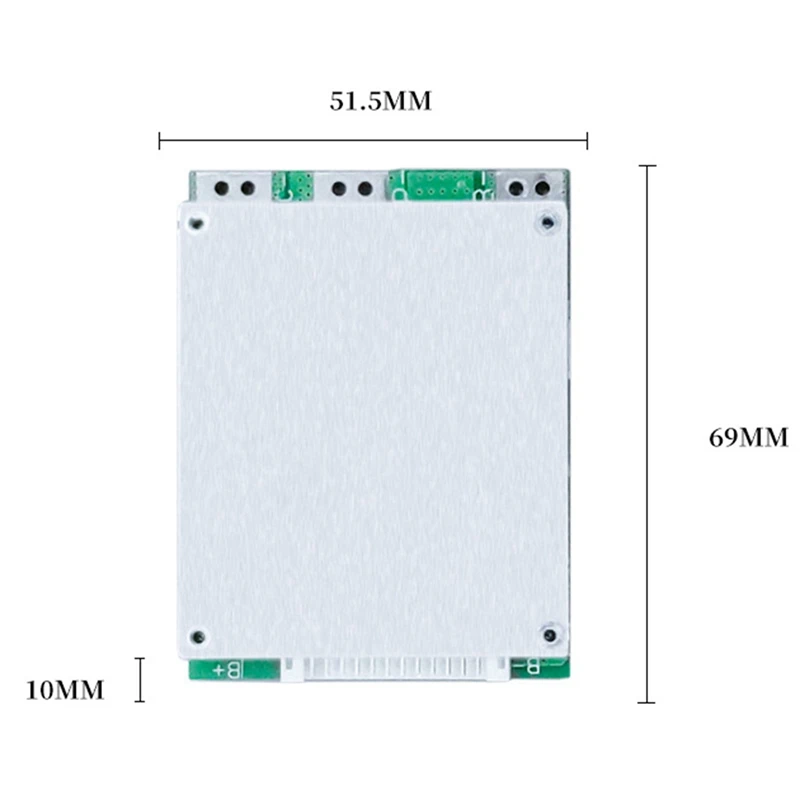 Placa de protección AT41 2X 14S 52V 35A, batería de Li-Ion, BMS, PCB, para bicicleta eléctrica