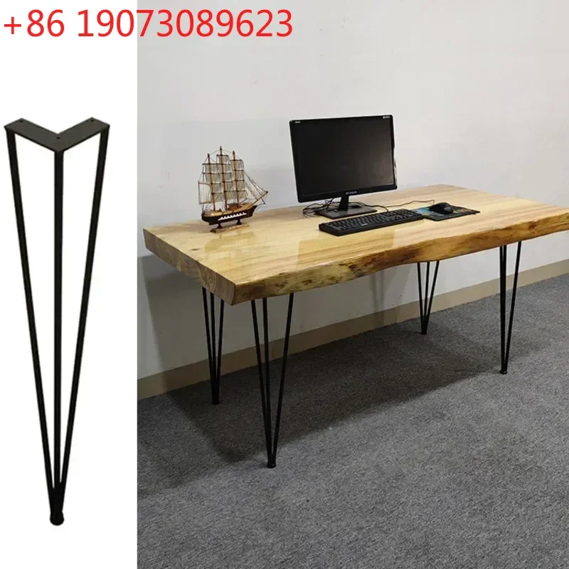 

4pcs Nordic Simple Table Foot Iron Desk Antirust Furniture Legs