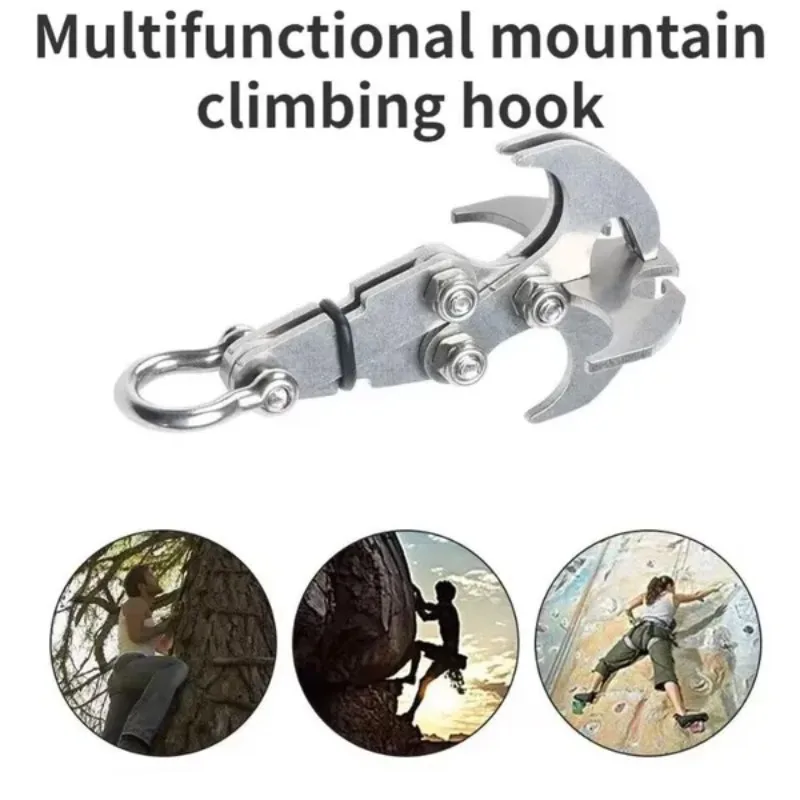 

Stainless Steel Magnetic Grappling Hook Folding Climbing Claw for Outdoor Activities