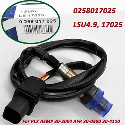 Alta qualità 0258017025 17025 LSU4.9 Sensore lambda di ossigeno a banda larga UEGO 258017025 per PLX UEGO AEM 30-2004 AFR 30-0300 30-4110