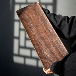 Black sandalwood tea tray, solid wood, home living room tea set, hotel service tray, snack tray