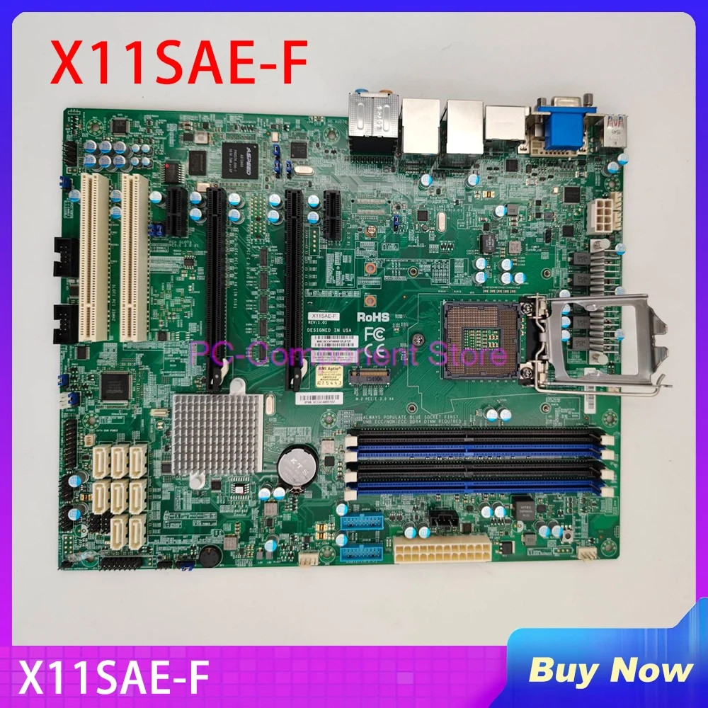 C236 Chipset For Supermicro Workstation Motherboard E3-1200 V5/V6 6th/7th Gen. i7/i5/i3 Series LGA1151 DDR4 X11Sae-F