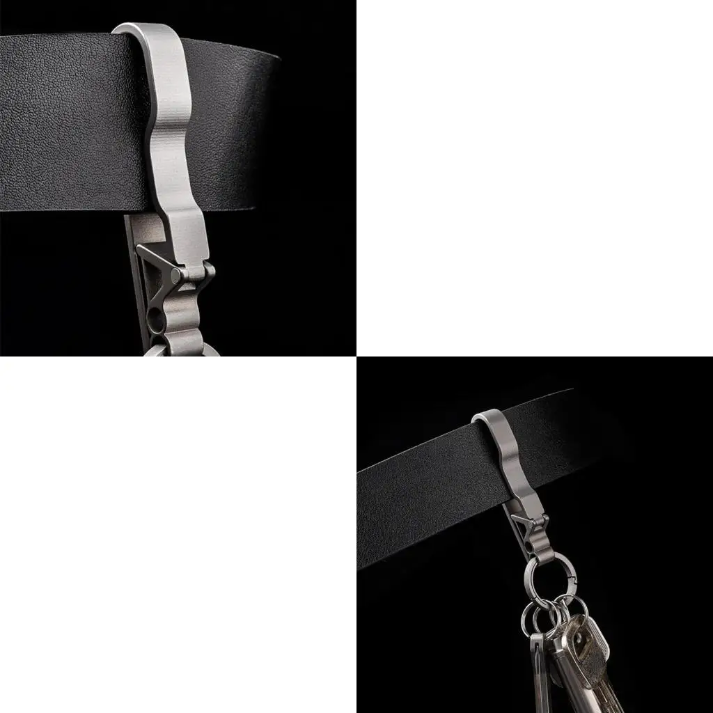 Belt Loop Keychain Clip Carabiner Keychain Holder with Detachable Ring for Duty Belt,Car Chain