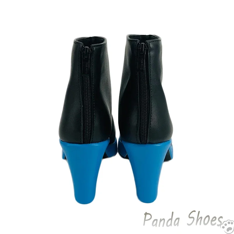 Fate morgan cosplay sapatos anime jogo cos botas longas quadrinhos cosplay traje prop sapatos para con festa de halloween