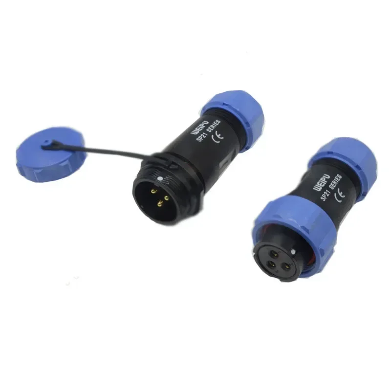 WEIPU SP21 SP2110/S SP2111/P 2 3 4 5 6 7 8 9 12 15Pin Solder Electrical Cable Connector IP68 Aviation Female Plug Male Socket