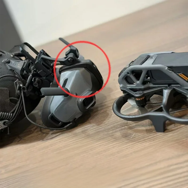 Flight Controller Digital Glasses Tactical Helmet Mount Bracket Holder,for CYCLOPS Standard FPV Drone Accessories and Racing Use