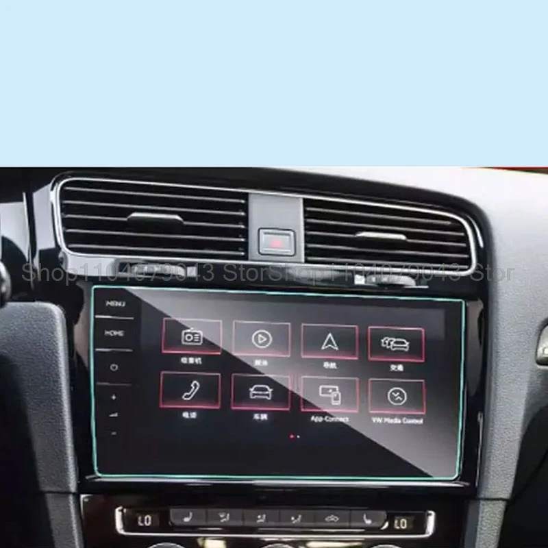 واقي شاشة من الزجاج المقسى لسيارة فولكس فاجن جولف 7 7.5/facelift 2018-2020 9.2 بوصة أداة ملاحة GPS للسيارة 12.3 بوصة