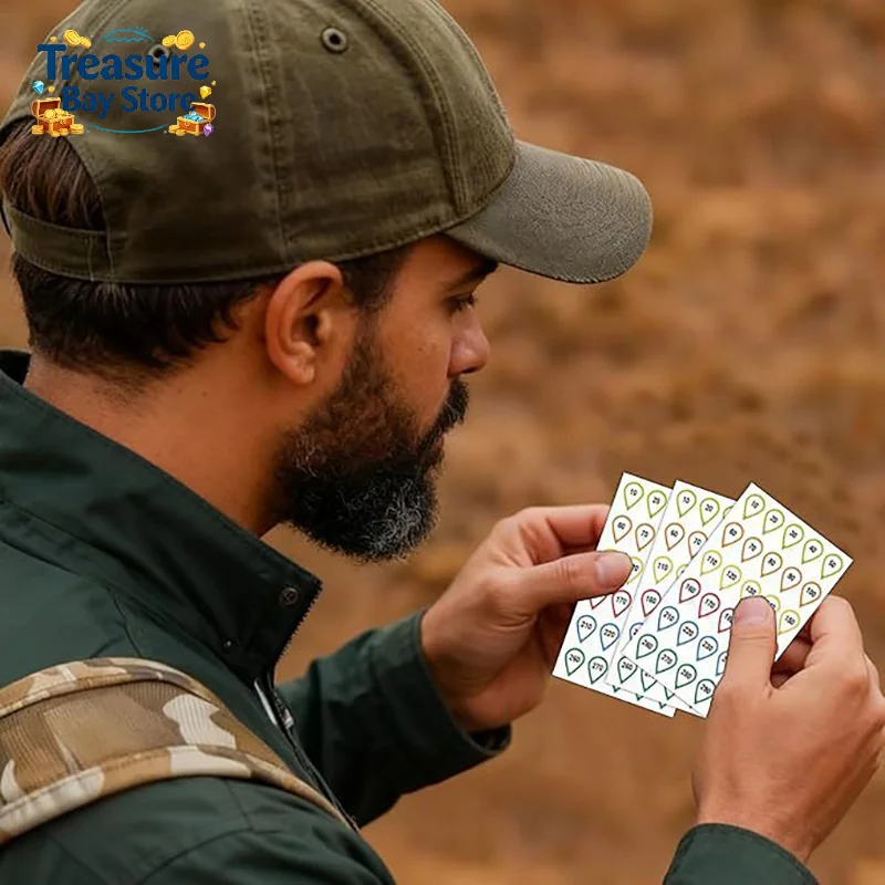 10 Sheets  Scope Turret Stickers  Scope Turret Tags For Close-Range & Mid-Range Precision Target Shooting Hunting