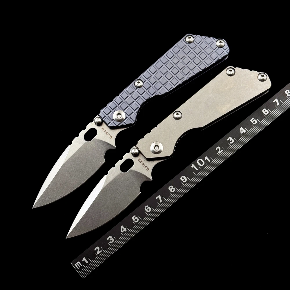 Strider PT3 Ceramic Bearing  Titanium Handle Mark CPM154 Tactical Pocket Camping Hunting Outdoor EDC Tool Folding Knife