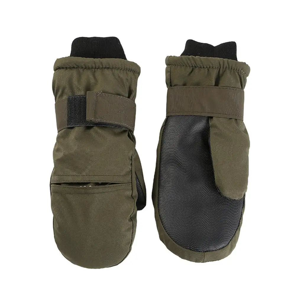 

Winter Mittens - Warm with Fleece Lining for Skiing and Outdoor Activities Winter Finger Gloves Unisex Wrist Protection Gloves