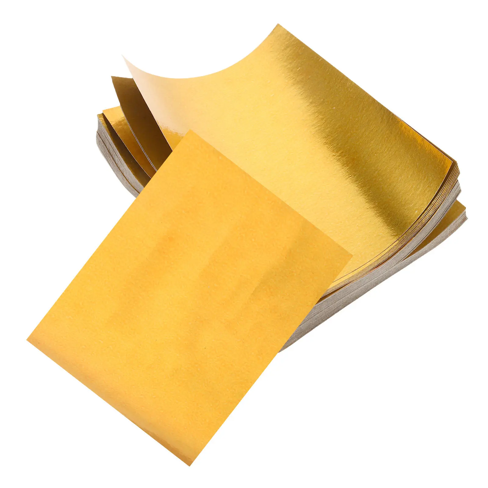 1000Pcs Ancestor Money Gold Foil Paper Unfinished DIY Sacrificing Supplies for Qingming Festival Gold Paper Sheet