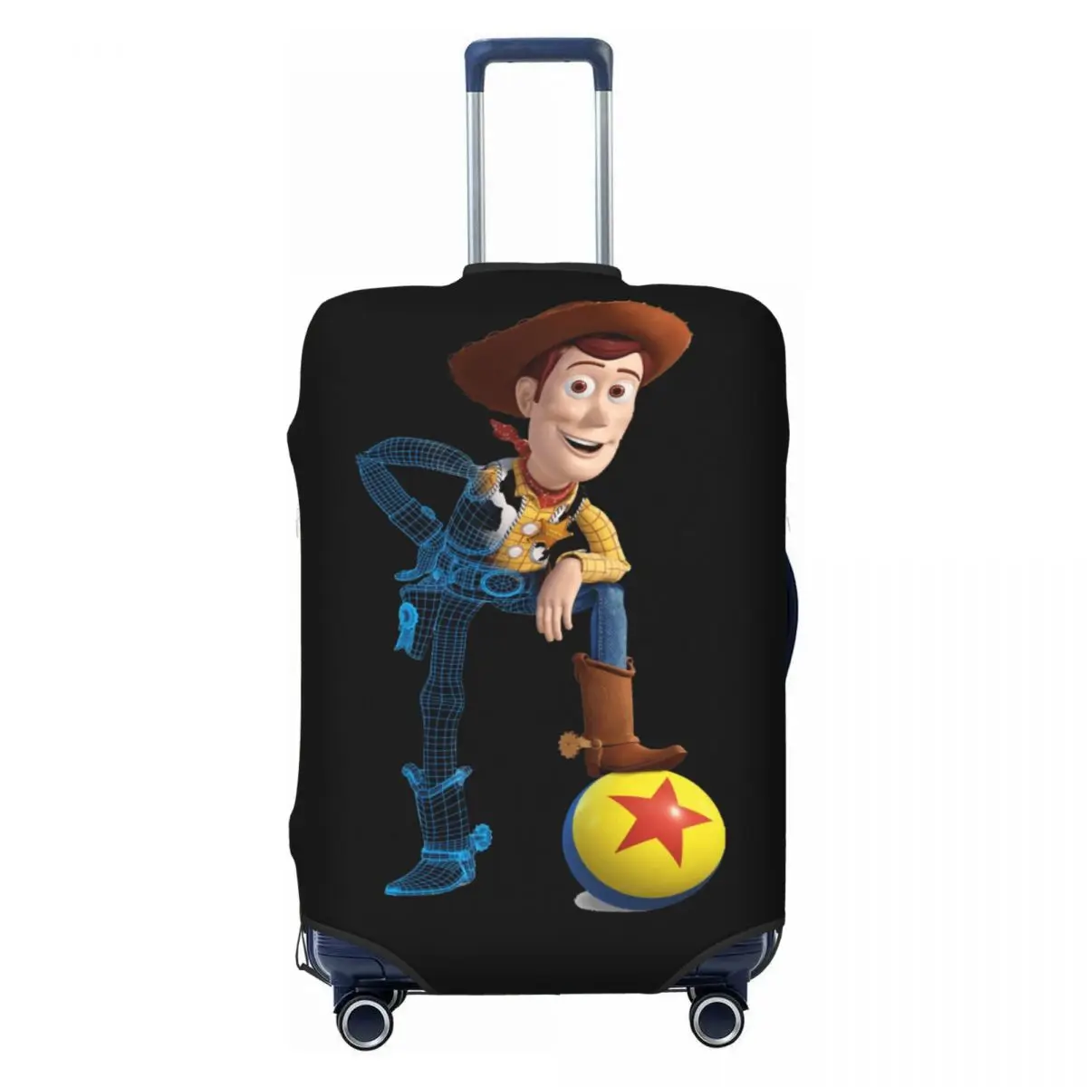 

Чехол для чемодана с мультяшными аниме-персонажами, пылезащитный, для дорожных сумок, подходит для чемоданов 18-32 дюйма