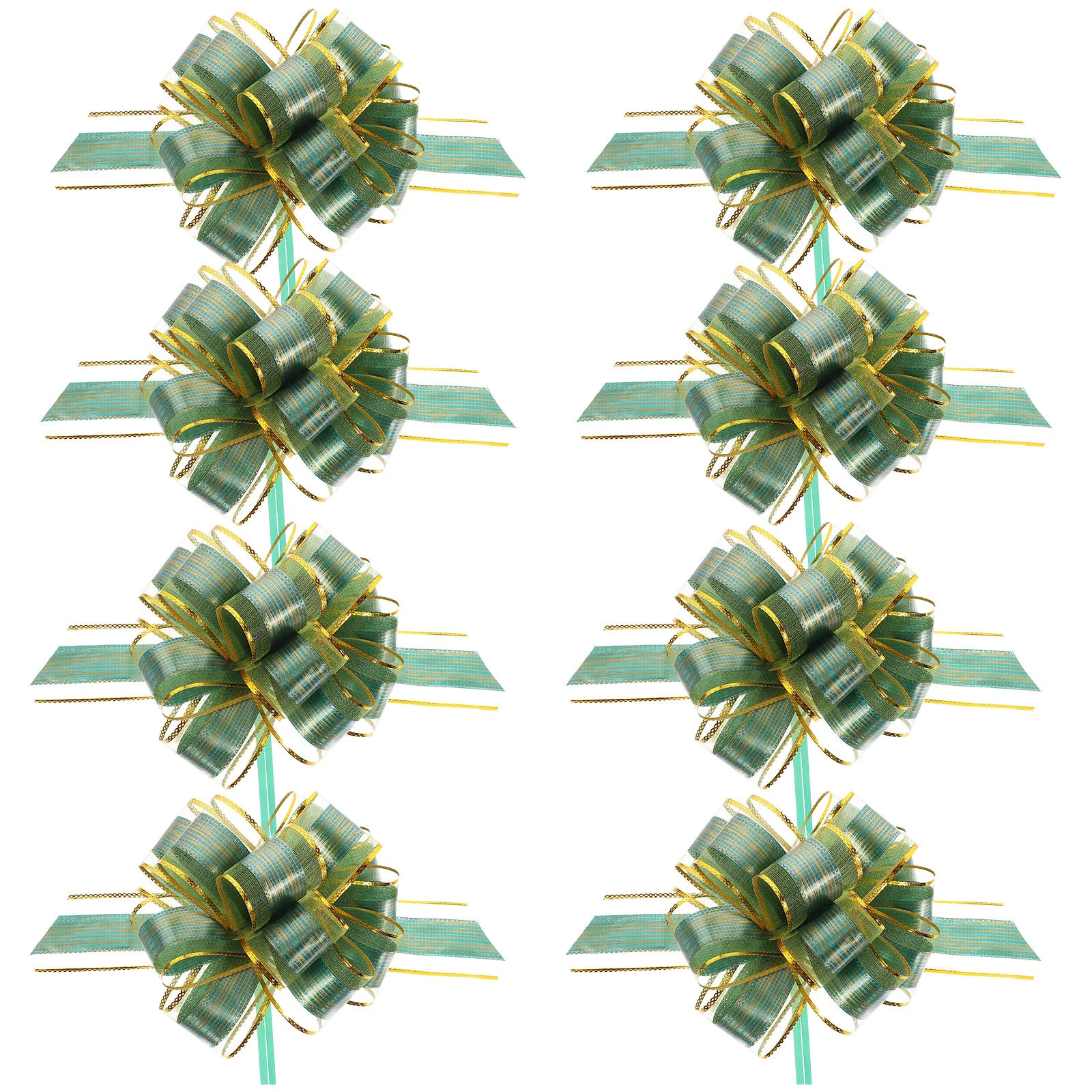 

20Pcs Gift Pull Bows Packaging Pull Flower Decorative Ribbon Knots for Holiday Wedding Party Favor Decoration Supplies Set