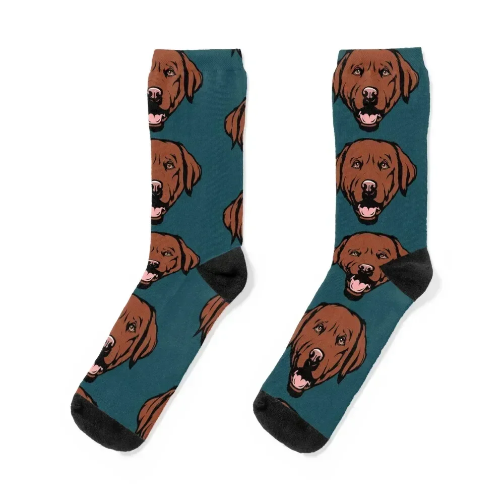 

Fox Red Labrador: I Socks funny sock colored winter thermal kawaii Socks Female Men's