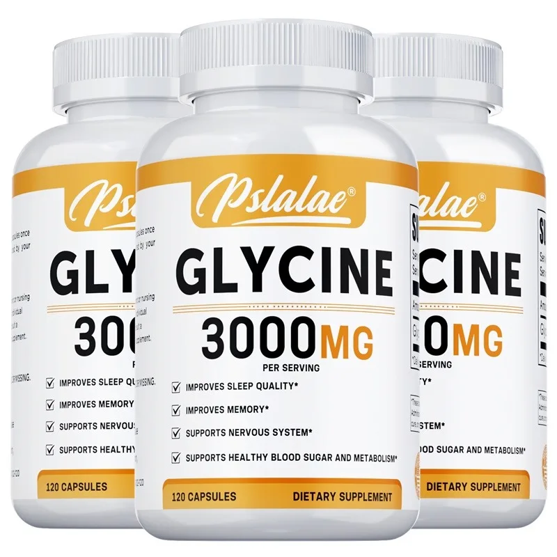 

Glycine Supplement - Dietary Supplement for Muscle, Nerve, Bone and Heart Support - Gluten Free, Non-GMO