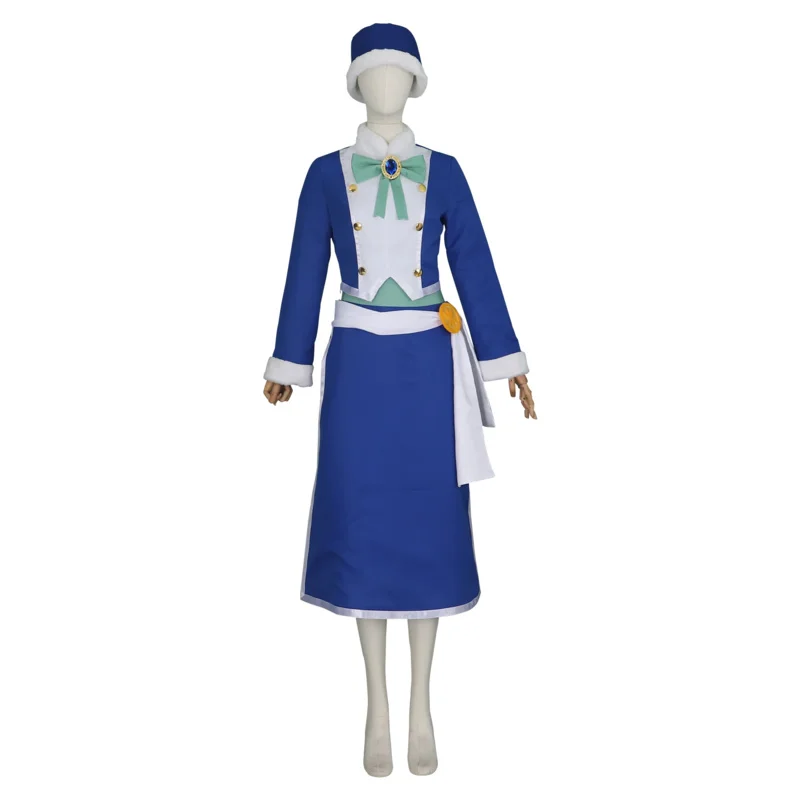 Juvia Lockser Cosplay Costume Blue Water Mage Outfit Cute Lolita Uniform For Anime Convention Halloween Christmas Gift yj4k view 5