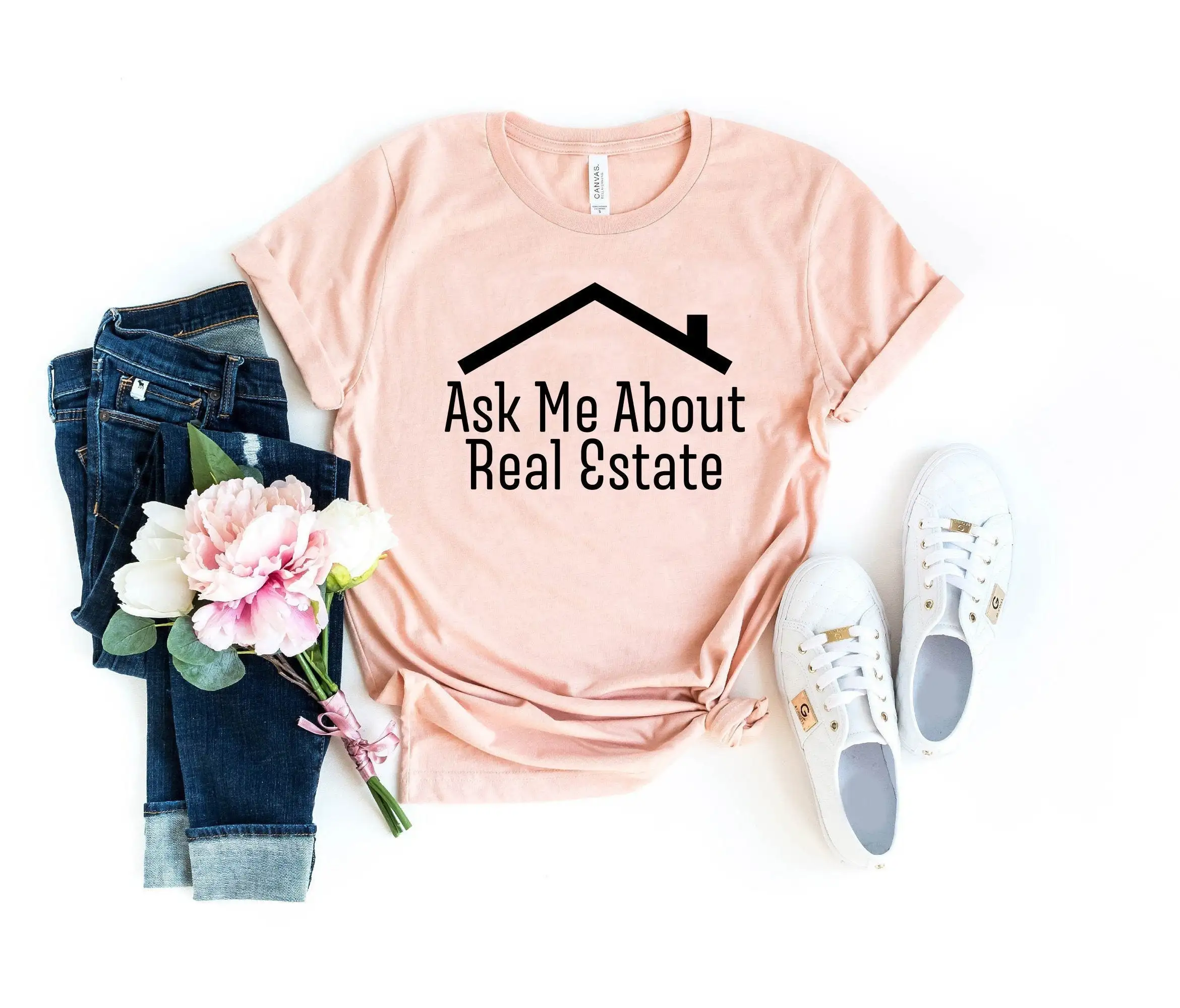 Home girl shirt real estate broker gift to realtor agent fun