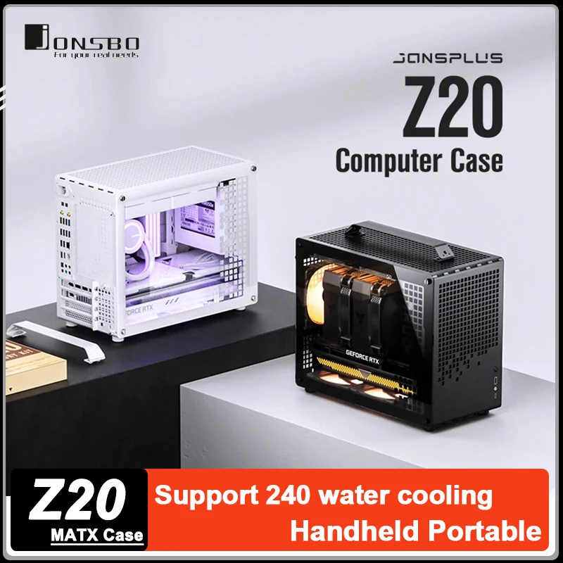 JONSBO Z20 MATX Desktop Case Support 240 Water Cooling MINI Portable Computer Case