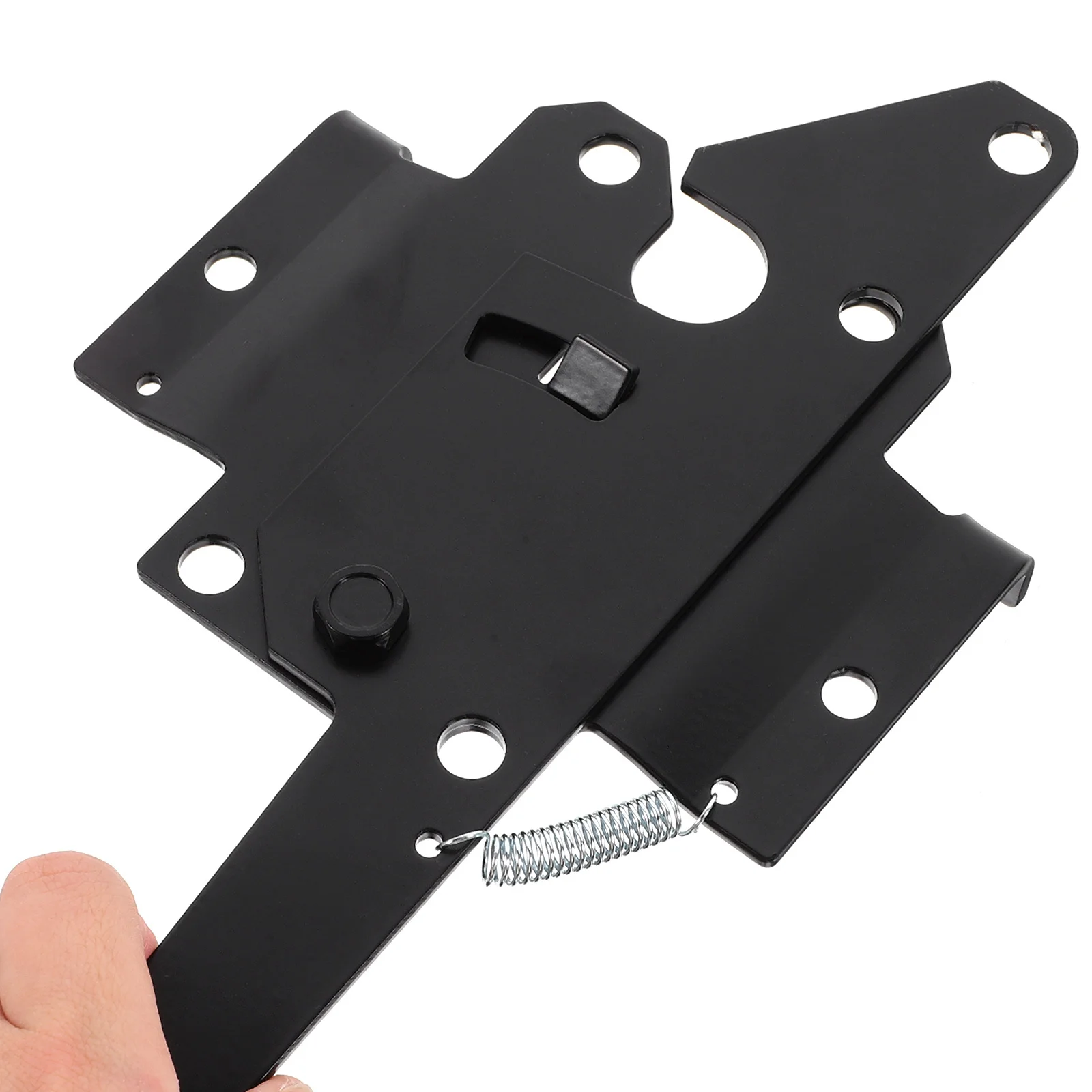 

1 Set Hidden Door Hinge Heavy Duty Garden Hardware Locking Farm Garden Hinges Outdoor Latch Pool Lock Metal Fence Lock Handles