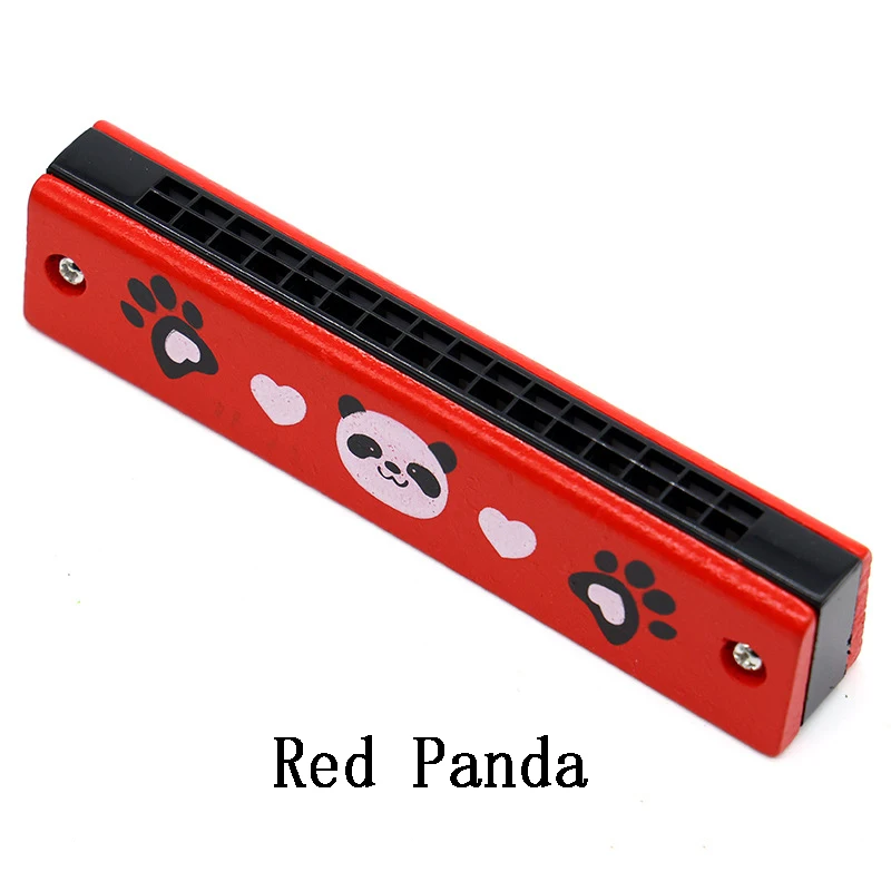 Kinderen Houten Mondharmonica Muziekinstrument Speelgoed Muziek Leermiddelen Puzzel Vroeg Onderwijs Kleuterschool Beginners TMZ