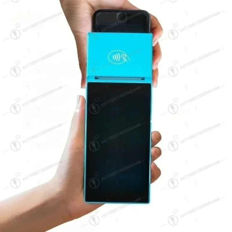 SP01 Handheld POS System NFC Reader 5.5 inch Android PDA BT WIFI 58MM Printer Terminal