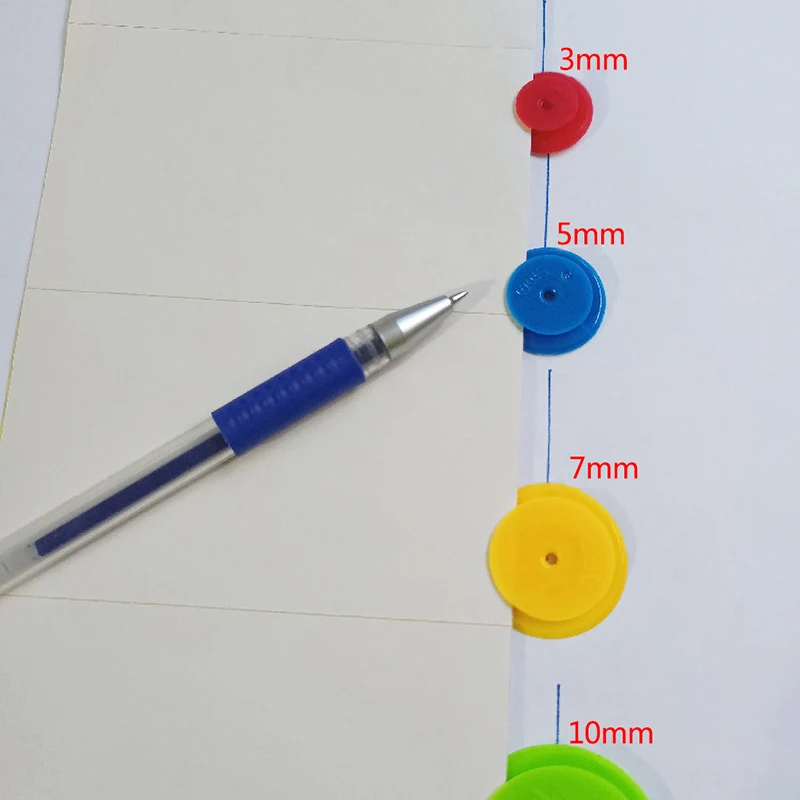 DIY Patchwork Scan Wheel Tailor Sewing Tool Accessories Scanning Line Ring Round Seam Parts Equidistant Ruler