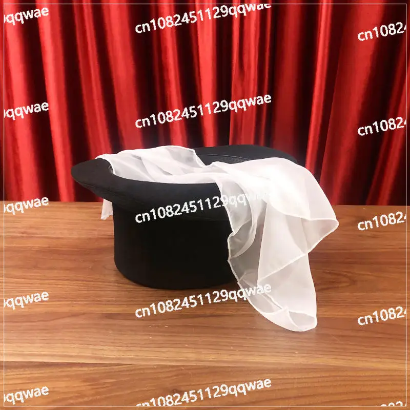 Dove Hat The Scarf Disappeared New come Spray card and Disappeared scarf silk Magic Tricks Props Professional Magician