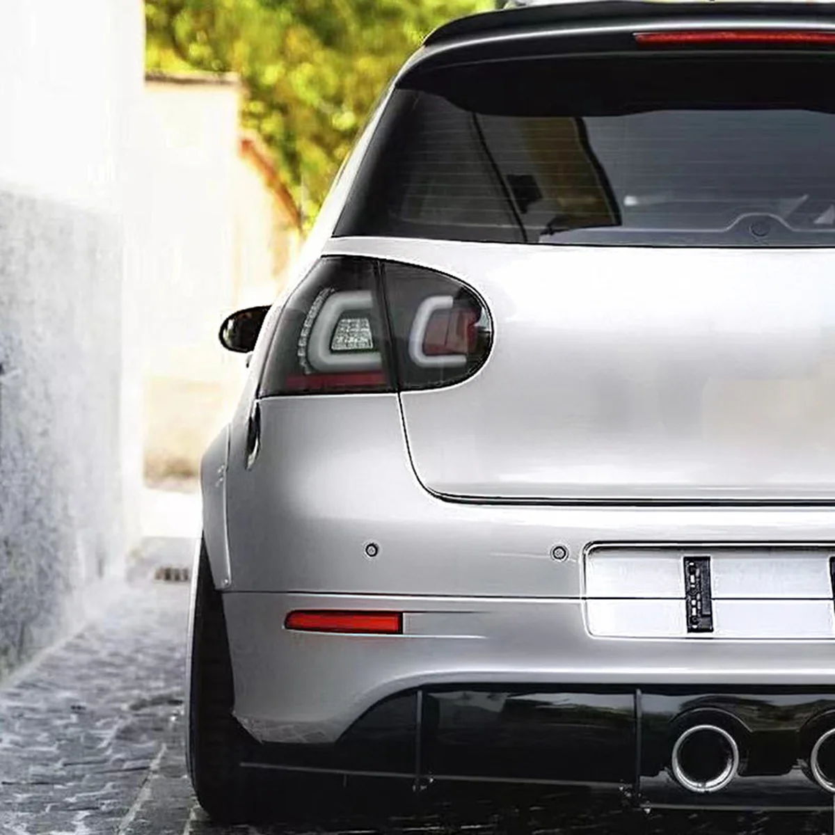 

Диффузор для заднего бампера VW Golf MK5 R32, спойлер, протектор губ, сплиттер, комплект аксессуаров для корпуса