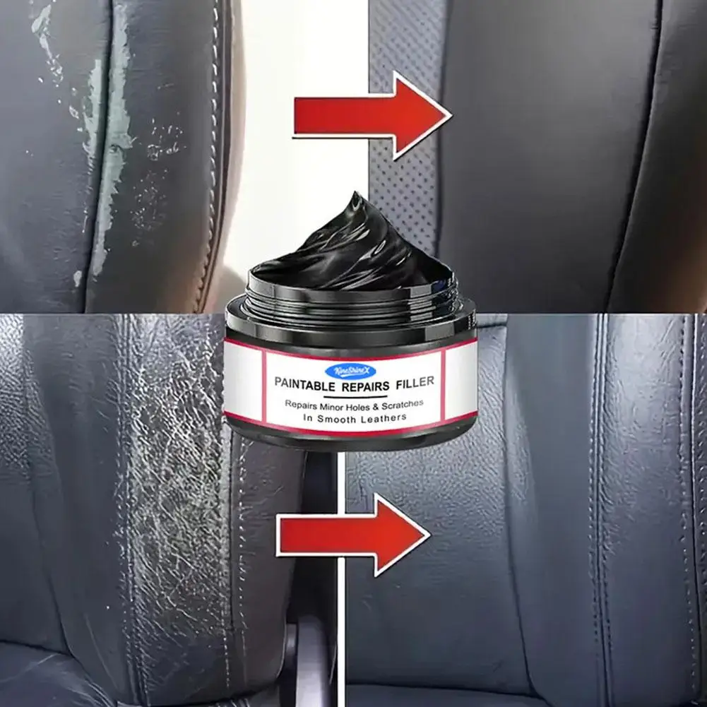 Krem do naprawy wnętrza samochodu, szybka naprawa rys, rozjaśnianie, ochrona, długotrwały środek odstraszający kurz i plamy, polerowanie skóry i opon.