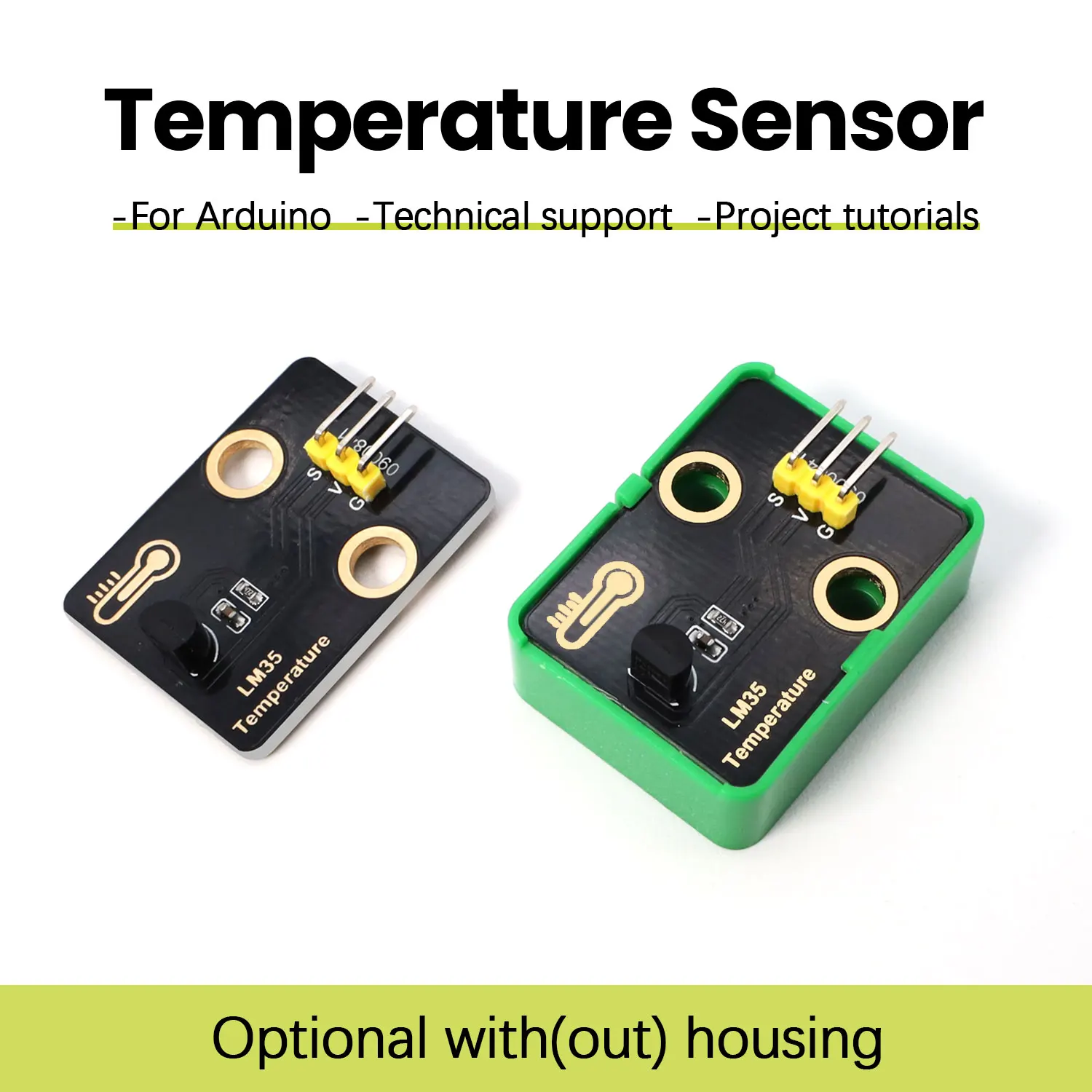 NEW LM35 Temperature Sensor /18B20 Temperature Sensor for Arduino Projects Temperature Detection Compatible With Lego Blocks