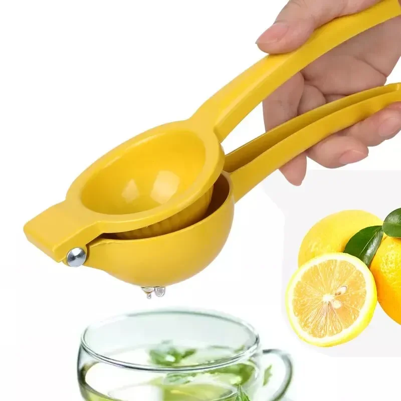 Aluminum Alloy Hand Pressure Manual Juicer Orange Lemon Fruit Juicer Portable Practical Kitchen Tools