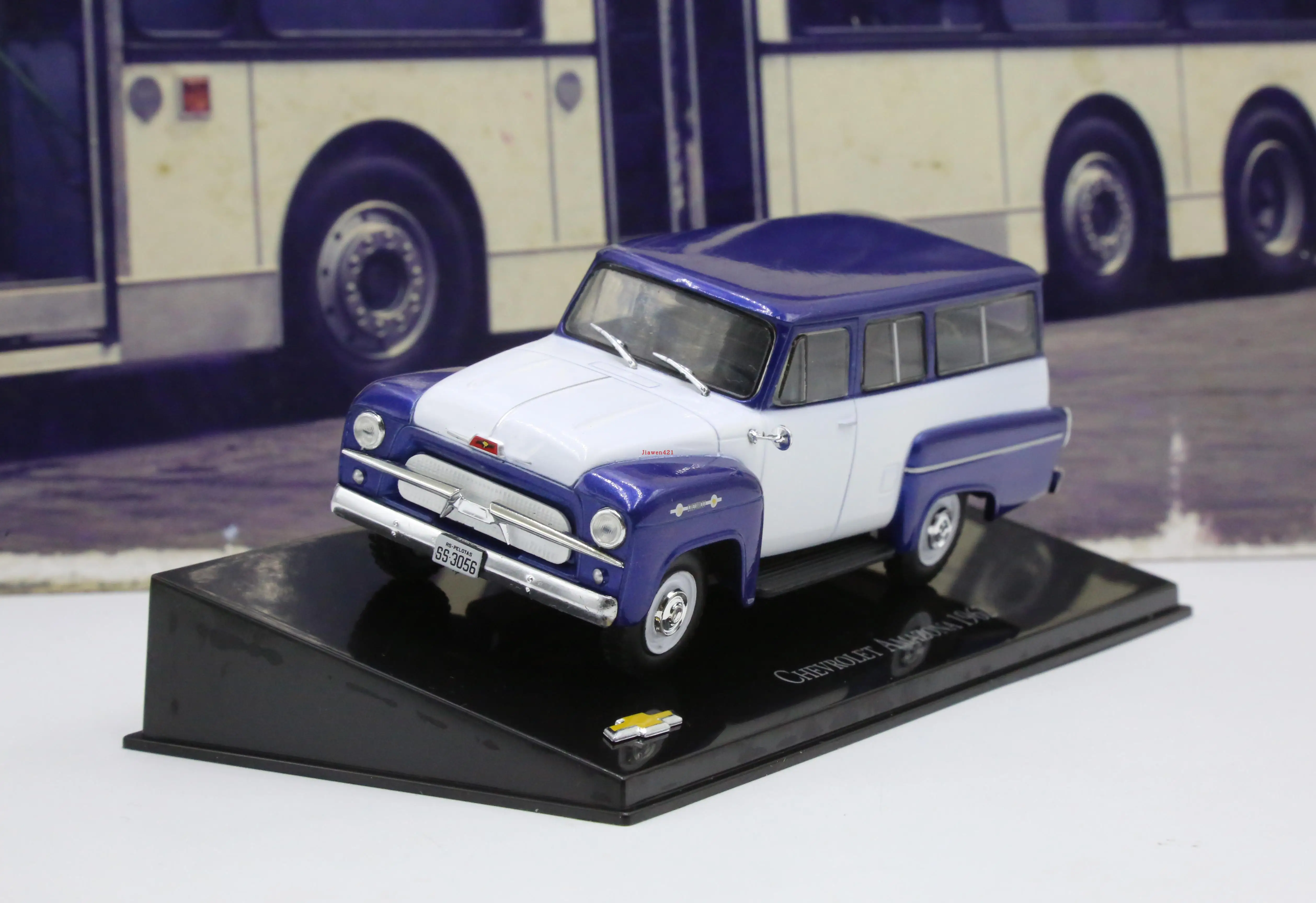 

1:43 IXO CHEVROLET AMAZONA 1962 High Simulation Alloy Car Model Collectible Toy Gift Souvenir Display Ornament