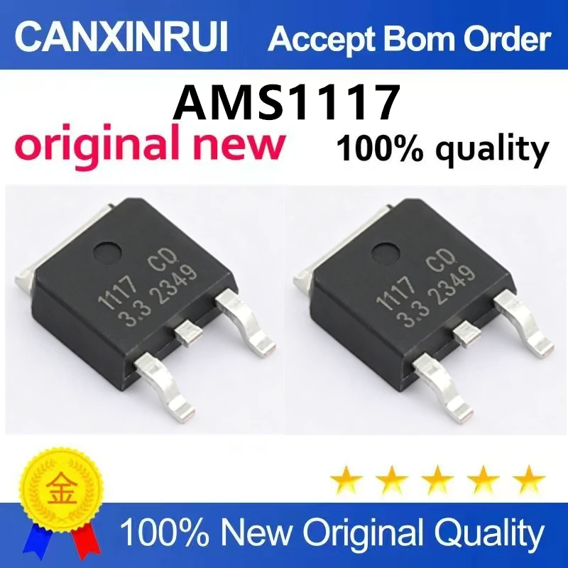 (5-100pieces)Brand new original AM11117SOT-223 voltage regulator power supply chip voltage reduction IC