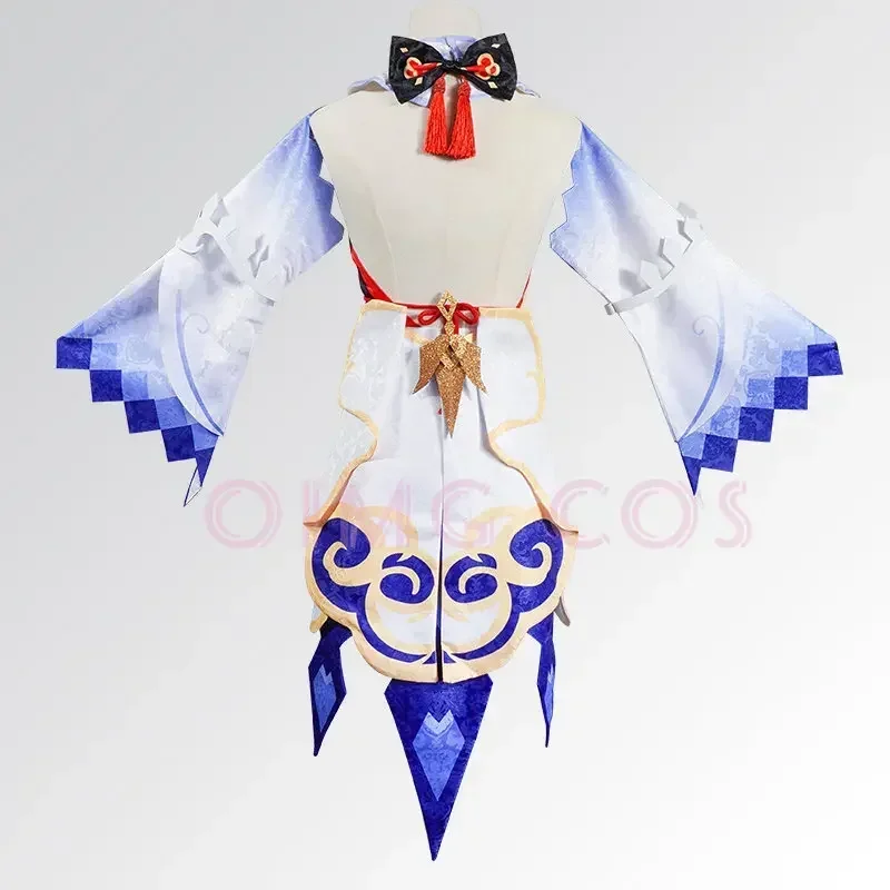 Genshin Impact Ganyu Cosplay Costume Adult Carnival Uniform Wig Anime Halloween Party Costumes Masquerade Women Game