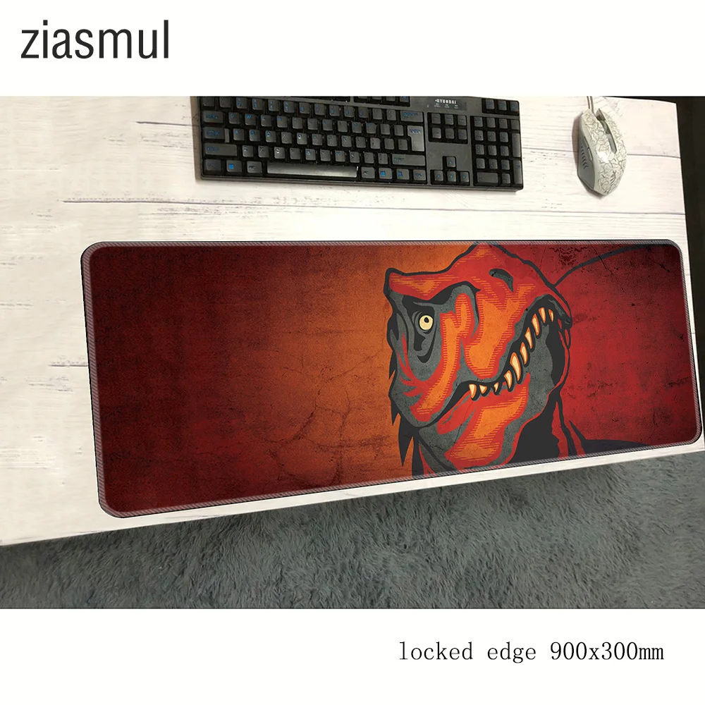 

Dinosaur mouse pad gamer best Halloween Gift 900x300x2mm notbook mouse mat gaming mousepad big pad mouse PC desk padmouse