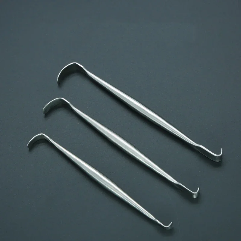 Beauty Plastic Stainless Steel Pull Hook Eyelid Eye Bag Nose Comprehensive Nasal Deep Skin Tissue Double Head Pull Hook