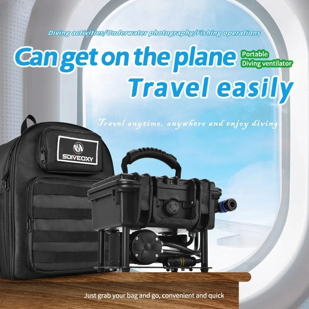 

[2026] Hot Sale 2024 New Portable Electric Scuba Diving Artificial Gill Equipment Diving Fishing Equipment